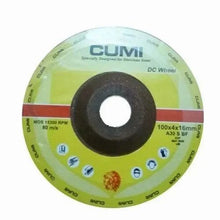 Cumi Wheel Cutting INNER DIAMETER 16 MM, MODEL NO BDCRK035703414, OUTER DIAMETER 100 MM, THICKNESS 6 MM