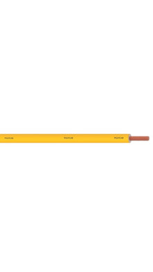 Polycab Cable Copper Flexible Cable COLOR YELLOW, CORE OF CABLE 1, CROSS SECTION AREA 2.5 SQMM, TYPE OF INSULATION PVC