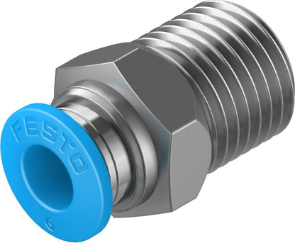 Festo Connector Push In MODEL NO QS-1/4-6, PART NO 153003