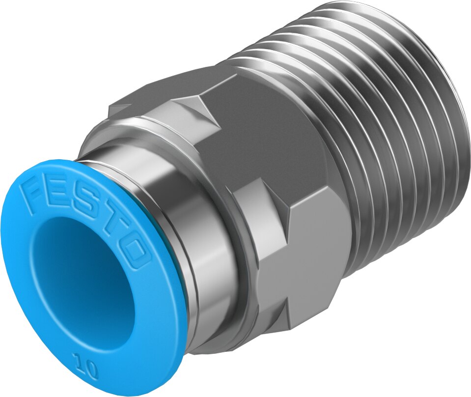 Festo Connector Pneumatic MODEL NO QS-3/8-10