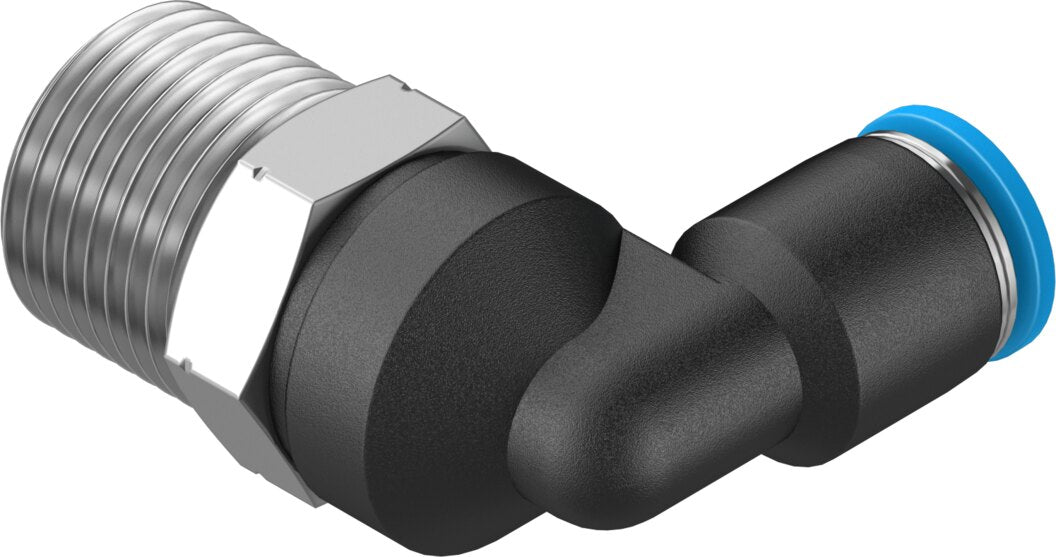 Festo Push In Fitting L Type MODEL NO QSL-3/8-6, PART NUMBER 190660