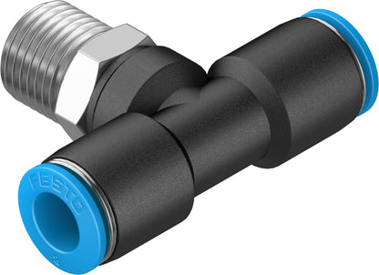 Festo Push In Fitting T Type MODEL NO QST-1/4-8