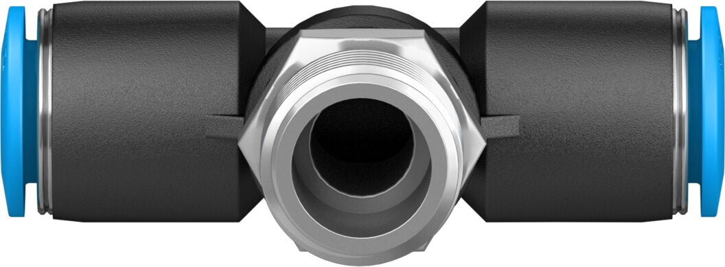 Festo Push In Fitting T Type MODEL NO QST-1/4-8