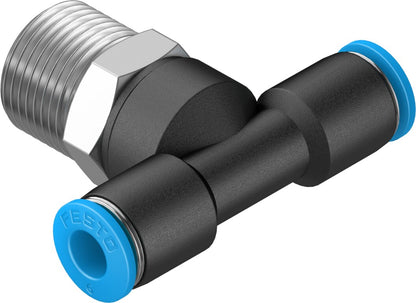Festo Push In Fitting T Type MODEL NO QST-3/8-6, PART NUMBER 190670