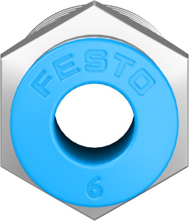 Festo Connector Push In MODEL NO QS-1/4-6, PART NO 153003