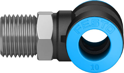 Festo Push In Fitting T Type MODEL NO QST-1/4-10, PART NUMBER 153112