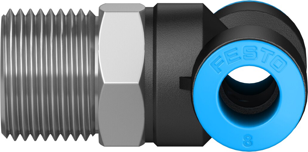 Festo Push In Fitting T Type MODEL NO QST-3/8-8, PART NUMBER 153111