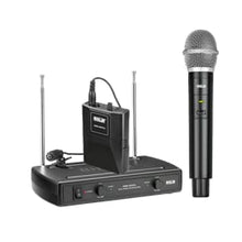 Ahuja Microphone Wireless AHUJA DUAL WIRELESS HAND + LAPEL COLLAR MICROPHONE, AWM 495VHL