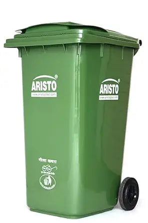 Aristo Dustbin No Modifier CAPACITY 65 LTR, COLOR GREEN, MATERIAL PLASTIC