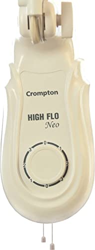Crompton Fan Wall Mounted NUMBER OF BLADES 3, POWER RATING 58 WATT, SIZE 12 INCH, SPEED 1330 RPM, MODEL NO HIGH FLO NEO