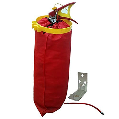 Generic Fire Extinguisher Na. ABC POWDER BASE STORED PRESSURE TYPE FIRE EXTINGUISHER CAPACITY 6 KG ISI MARK 15683, COMPLETE SET WITH WALL BRACKET