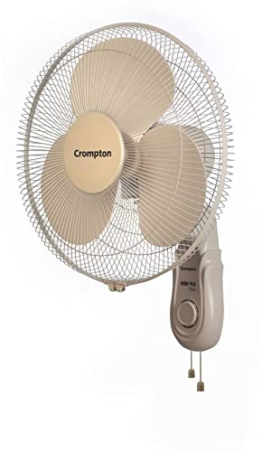 Crompton Fan Wall Mounted NUMBER OF BLADES 3, POWER RATING 58 WATT, SIZE 12 INCH, SPEED 1330 RPM, MODEL NO HIGH FLO NEO