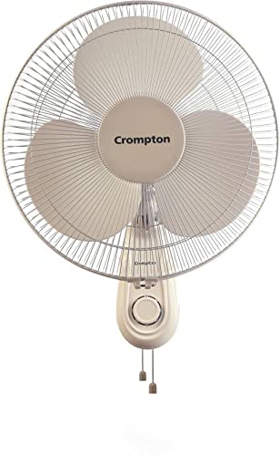 Crompton Fan Wall Mounted NUMBER OF BLADES 3, POWER RATING 58 WATT, SIZE 12 INCH, SPEED 1330 RPM, MODEL NO HIGH FLO NEO
