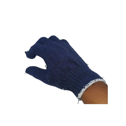 Generic Safety Gloves Cotton COLOR BLUE, SIZE FREE.