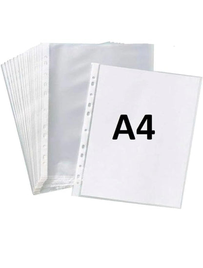 Sheet Protector A4 Size Thin | Pack of 50