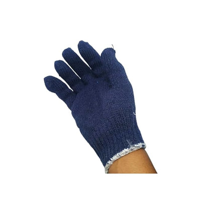 Generic Safety Gloves Cotton COLOR BLUE, SIZE FREE.