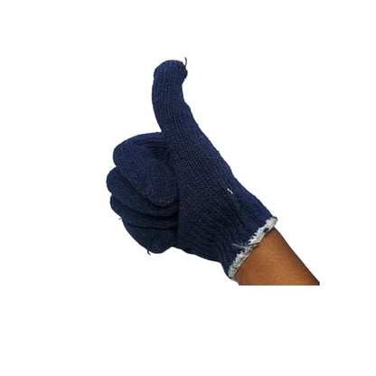 Generic Safety Gloves Cotton COLOR BLUE, SIZE FREE.