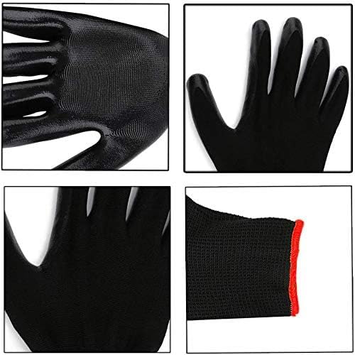 Generic Safety Gloves Polyurethane SIZE FREE, COLOR BLACK