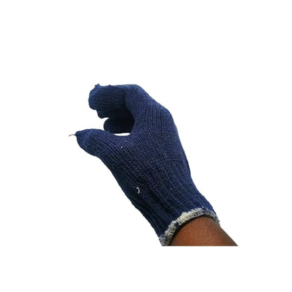 Generic Safety Gloves Cotton COLOR BLUE, SIZE FREE.