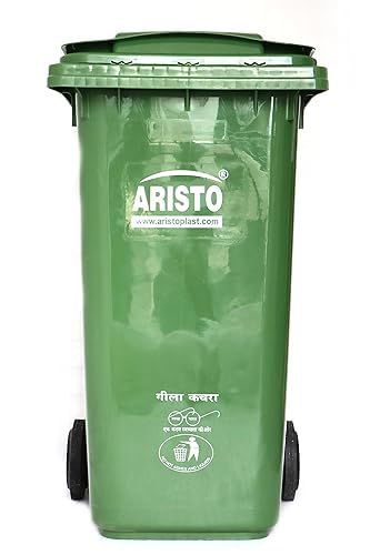 Aristo Dustbin No Modifier CAPACITY 65 LTR, COLOR GREEN, MATERIAL PLASTIC