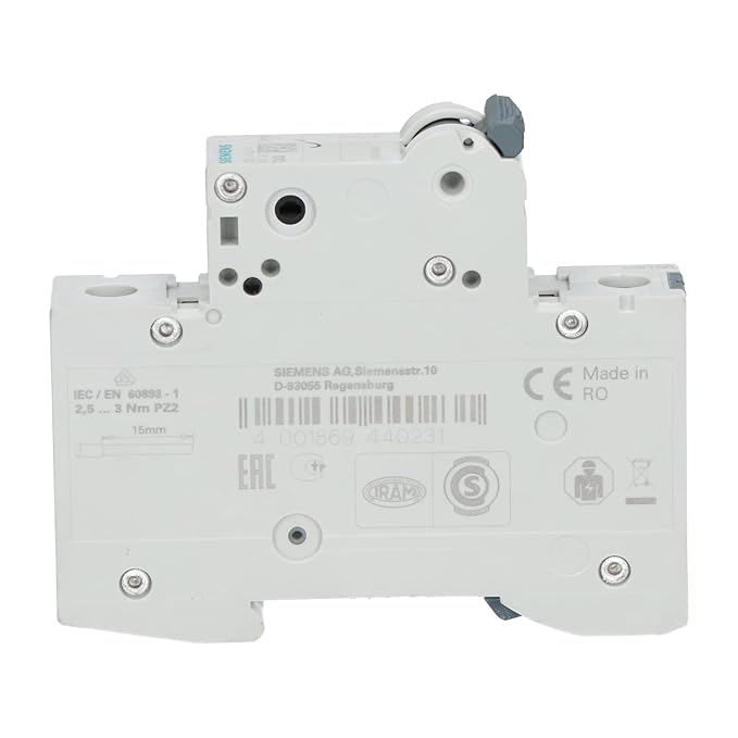 Siemens Circuit Breaker Mcb CURRENT RATING 63 AMPERE, MODEL NO 5SL41637RC, POLE 1