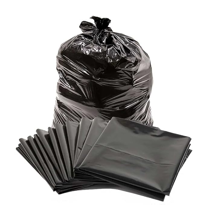 Generic Garbage Bag Dustbin Bag CAPACITY 40 KG, COLOUR BLACK, HEIGHT 1270 MM, LENGTH 1270 MM, WIDTH 508 MM