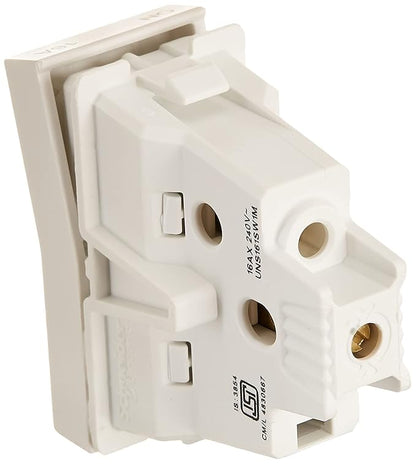 Schneider Electric Switch Plastic MODEL NO UNS161SW1M_WE-PK4
