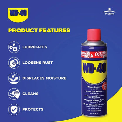 Pidilite Spray Na. MODEL NO WD-40, WEIGHT 420ML