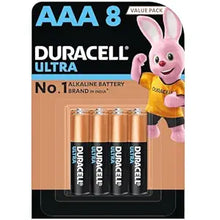 Duracell Ultra AAA Alkaline Battery Pack of 8