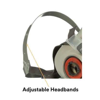 3M Mask Na. HALF FACE MASK, MODEL: 6200