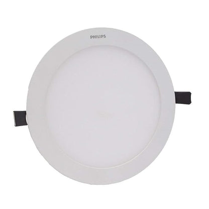 Philips Ultra Slim Plus 12-Watt Recessed LED Panel (Warm Light, Round, White))