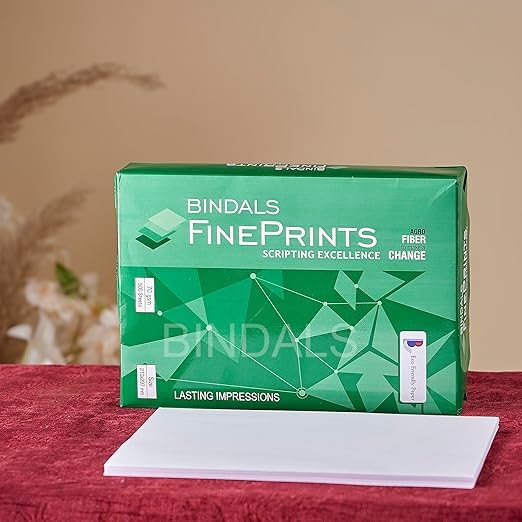 Bindal Paper Printer Paper COLOR WHITE, GSM 70, SIZE A4