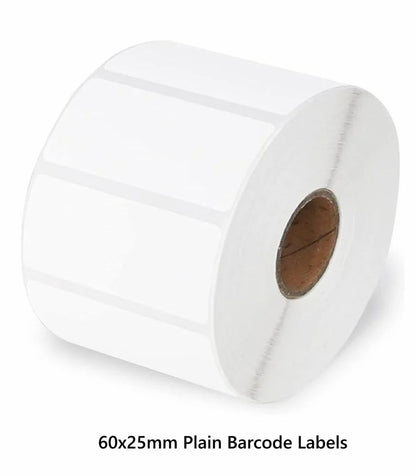 Generic Label No Modifier MATERIAL POLYSTER, SIZE 60X25 MM, TYPE BARCODE, WIDTH 35 MM