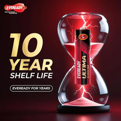 Eveready Battery Alkaline CURRENT RATING AAA AMP, DISCHARGE CAPACITY 0.54 AH, VOLTAGE RATING 1.5 V