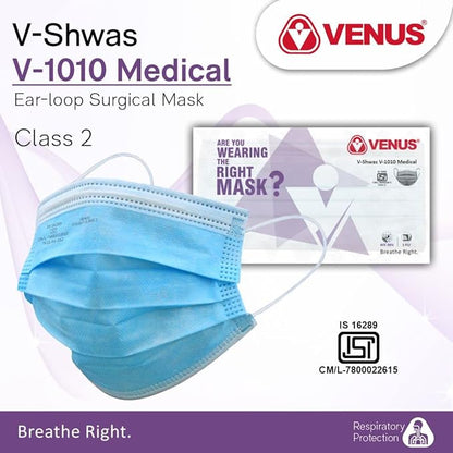 Venus Surgical Mask Na. MODEL NO V-1010