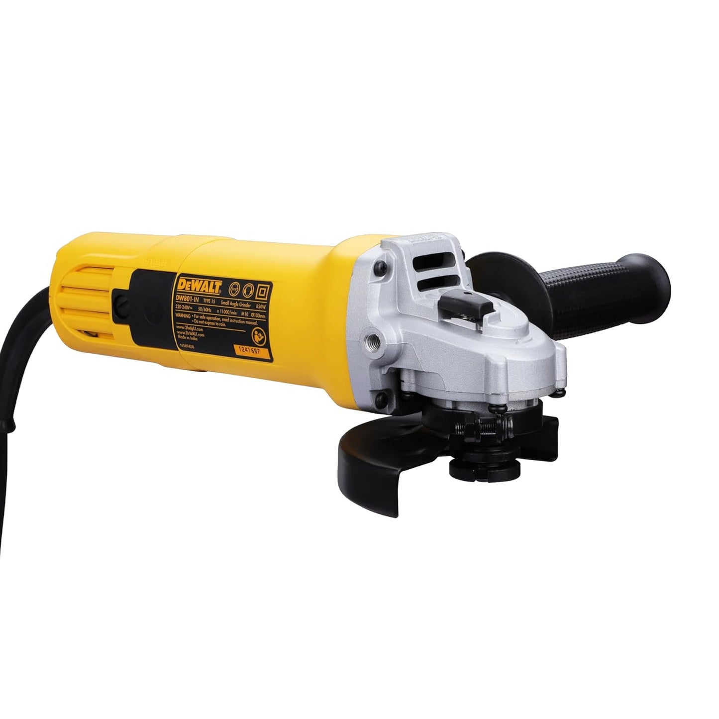 Dewalt Grinder Hand Angle MODEL NO DW801-IN01