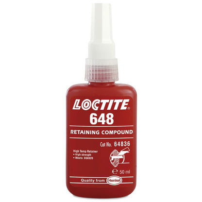 Henkel Loctite Na. MODEL NO 648, WEIGHT 50 ML