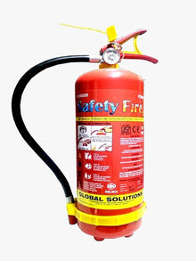 Generic Fire Extinguisher Na. ABC POWDER BASE STORED PRESSURE TYPE FIRE EXTINGUISHER CAPACITY 6 KG ISI MARK 15683, COMPLETE SET WITH WALL BRACKET