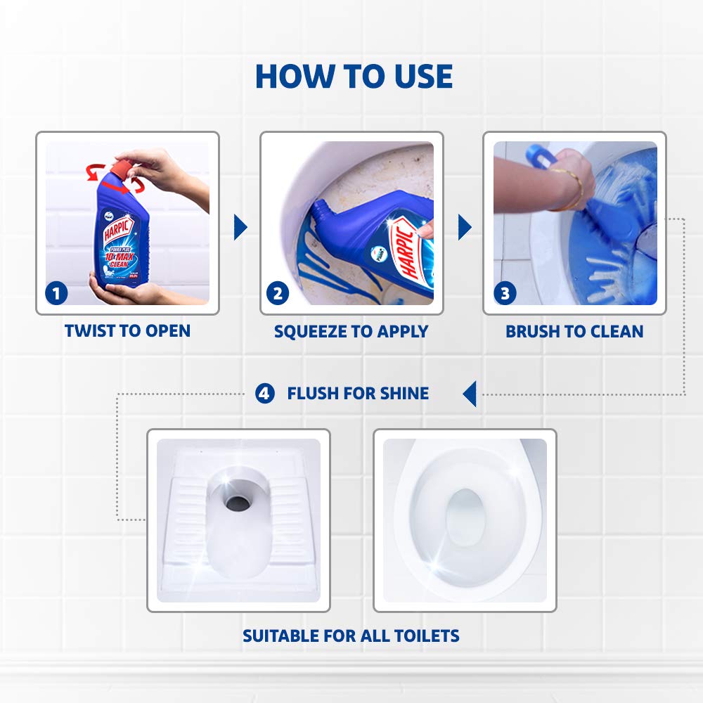 Harpic Cleaner No Modifier SIZE 500 ML, TYPE TOILET CLEANER