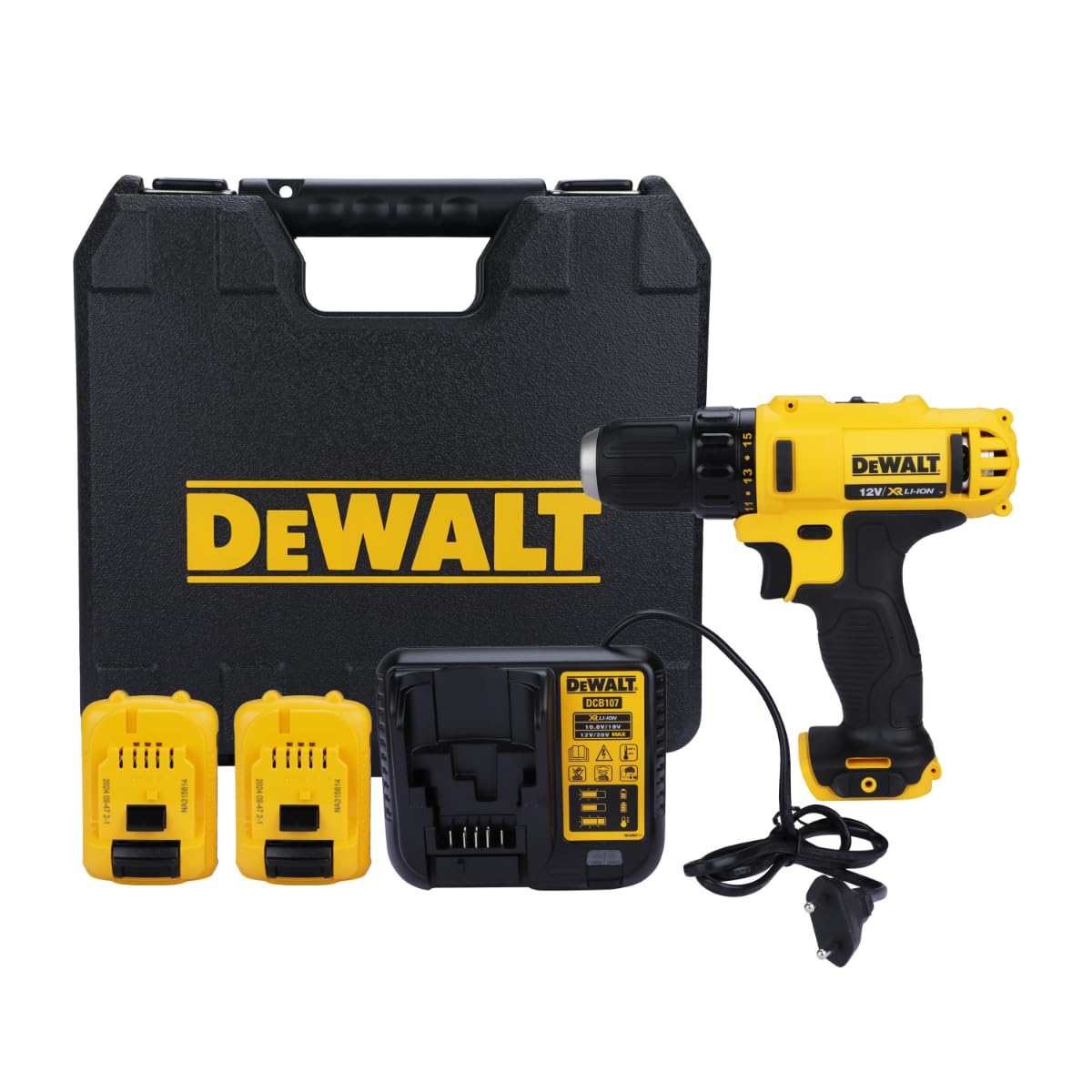 Dewalt Screwdriver Cordless MODEL NO DCD710D2-IN, SPEED 0-1500 RPM