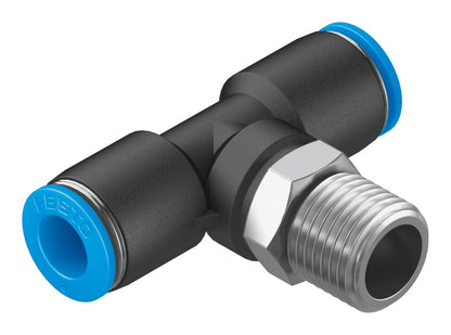 Festo Push In Fitting T Type MODEL NO QST-1/4-8
