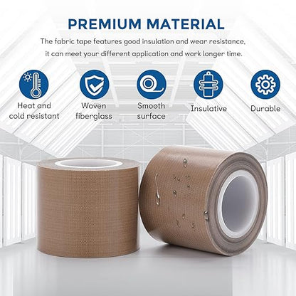 Generic Fabric Tape Na. SIZE MC 5NP OSA 50MM X 10MTR, (PTFE COATED GLASS)