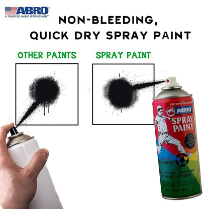 Abro Spray No Modifier Container 400ml Spray Paint Black