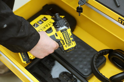 Stanley Tool Box Na. STANLEY 4 DRAWER METAL WORKSHOP TROLLEY, STMT1-75063, STMT1-75063