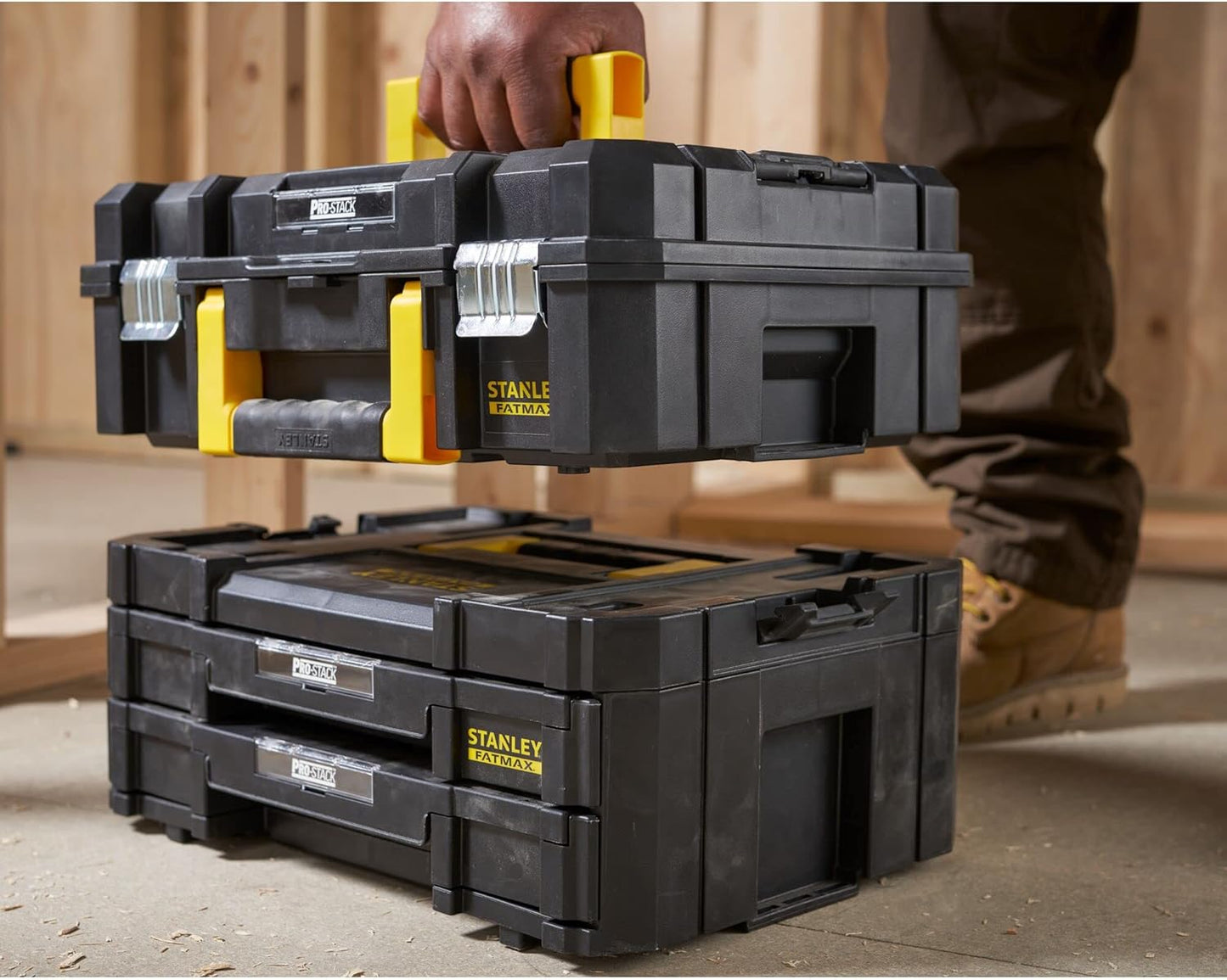 Stanley Combo Kit Na. STANLEY FATMAX PRO STACK COMBO TOOL BOX, 33 X 44.4 X 31.5 CM, FMST1-71981, FMST1-71981