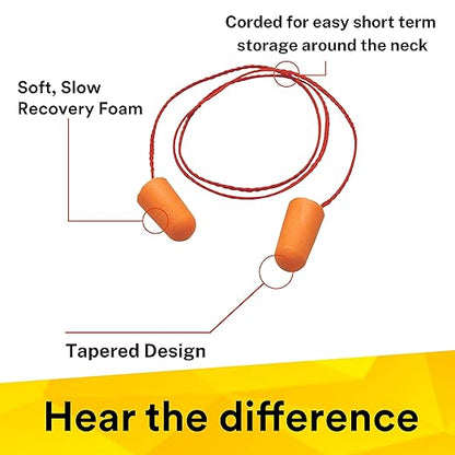 3M Earplug Safety MATERIAL FOAM, MODEL NO 1110, TYPE DISPOSABLE