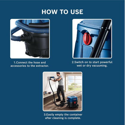 Bosch Vacuum Cleaner Na. MODEL NO GAS 12-25