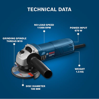 Bosch Angle Grinder Na. MODEL NO GWS 600