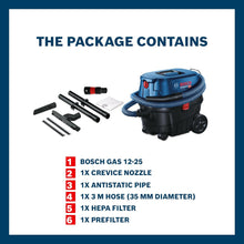 Bosch Vacuum Cleaner Na. MODEL NO GAS 12-25