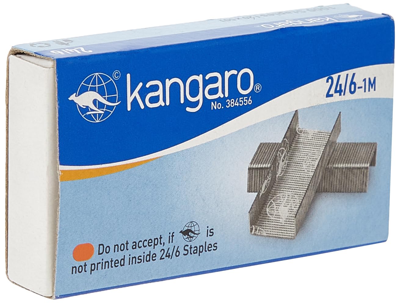 Kangaro Stapler Pin No Modifier COLOR NOT AVALIABLE, MODEL NO 18901057524422, SIZE 24X6 MM